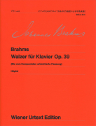 ブラームス　ピアノのためのワルツ 作品39