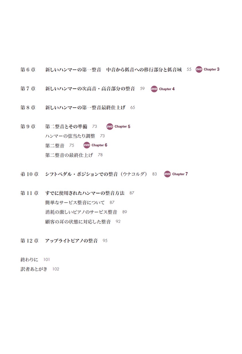 調律師のためのピアノ整音(ヴォイシング)ガイド 　音楽書　棚Jb8 調律師のためのピアノ整音(ヴォイシング)ガイド | アンドレ