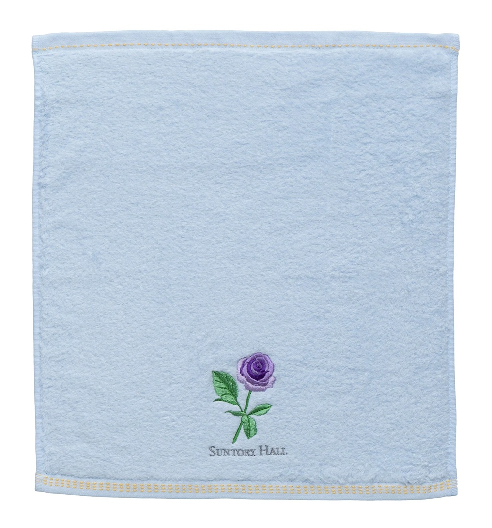 ① ハンドタオル　ブルーローズ2
